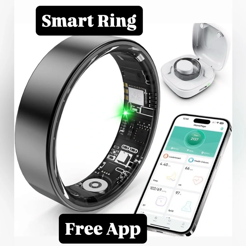 Smart Ring in Color Gold Size 10